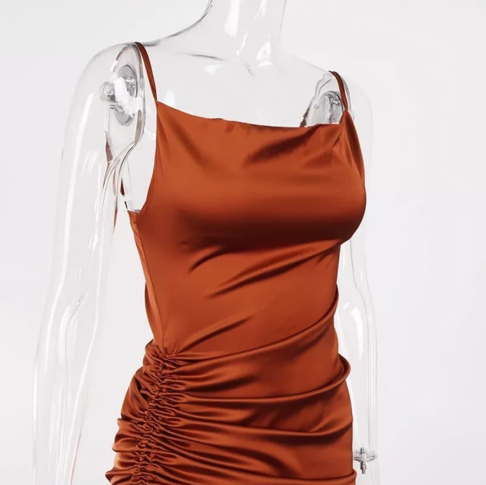 Copper Date night dress - Picture 6 of 6